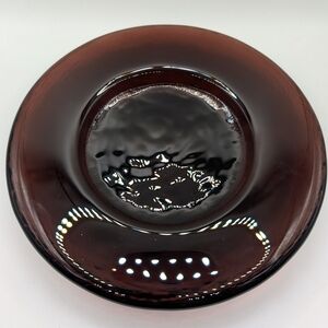 Fire & Light Recycled Glass Plum Purple Pillar Candle Holder Wine Bottle Stand